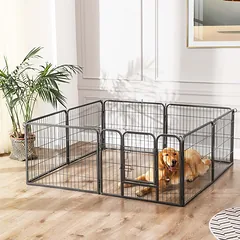 Šuniukų voljeras, 8 skydai, 1 m aukščio — 3 nuotrauka
