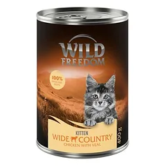 Wild Freedom Kitten drėgnas maistas kačiukams 6 x 400 g — 2 nuotrauka