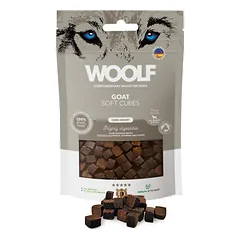 WOOLF Soft Cubes Goat Monoprotein 100g minkšti ožkos kubeliai