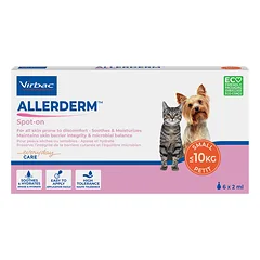 ALLERDERM spot on emulsija šunų ir kačių odos atstatymui <10kg, 2ml N6