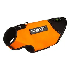 Julius - K9 IDC Neopreno Šunų Drabužiai Oranžinė - neopreno striukė šunims, oranžinė su juoda - Mini - Mini