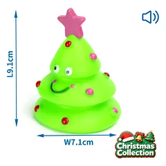 Nobleza žaislas šuniui, vinilinė kalėdinė eglutė, xmas, 9,1x7,1cm — 4 nuotrauka
