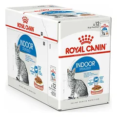 Royal Canin FHN Indoor padaže, drėgnas maistas katėms 12 x 85 g — 2 nuotrauka