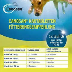 Canosan® kramtomosios tabletės, papildas, 30 kramtomųjų tablečių — 4 nuotrauka
