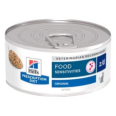 HILL'S Prescription Diet Feline z/d Food Sensitivities katėms 156 g skardinėje
