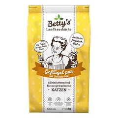 Betty's Landhausküche gryna paukštiena, sausas maistas katėms, Gryna paukštiena 1 x 300 g — 2 nuotrauka