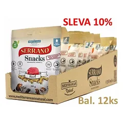 Serrano Užkandis Šuo Jautiena 100 g (12 vnt.)