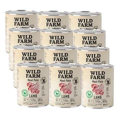 WILD FARM Pate Lamb 12x800g ėdalas šunims be glitimo