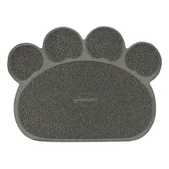 Record Paw Pet Bowl Mat - neslystantis kilimėlis, kilimėlis dubenėliams ir kraiko dėžėms letenos formos