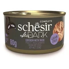 SCHESIR After Dark Vištiena sultinyje su antis 6x80 g drėgnas maistas katėms