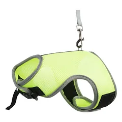 Trixie Rabbit Soft Harness With Leash nailono petnešos triušiams su pavadėliu, reguliuojamos, 25–32 cm, 1,20 m — 2 nuotrauka