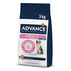 Advance Veterinary Diets Atopic Dog Med/Max Sausas maistas vidutinių ir didžiųjų veislių šunims sergantiems dermatoze su upėtakiu 3 kg