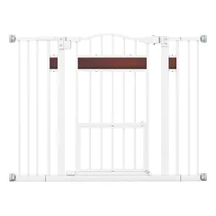 Gyvūnų varteliai 74–104 cm baltos spalvos