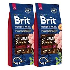 BRIT Premium By Nature Senior Large Extra Large L+XL 30 kg (2 x 15 kg)