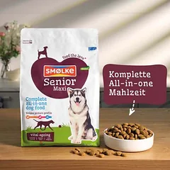 Smølke Hund Senior Maxi sausas maistas šunims — 4 nuotrauka