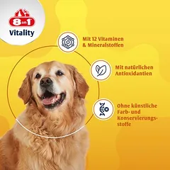 8in1 Vitality multivitaminų tabletės Senior, papildas šunims — 2 nuotrauka