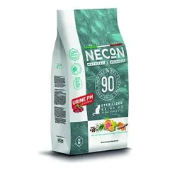 Necon Sterilized Urine PH Control Fish and Rice sausas maistas sterilizuotoms katėms, šlapimo takų sveikatai palaikyti, 10 kg
