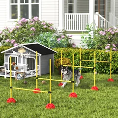 Agility rinkinys šunims oranžinė ir geltona — 2 nuotrauka