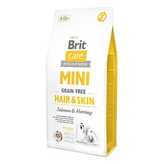Brit Care Mini Hair&Skin sausas maistas mažų veislių šunims 7 kg