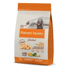 Nature’s Variety Selected sausas maistas suaugusiems šunims 12 kg