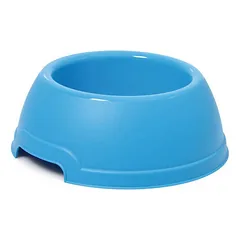 Georplast apvalus plastmasinis dubenėlis katėms ir šunims, 1.3 l, 25 cm skersmens, 9.5 cm aukštis