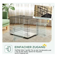 Šunų narvas 75 × 48,5 × 53 cm — 5 nuotrauka