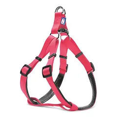 SOFT NYLON PADDED HARNESS PINK 2X41-66 CM