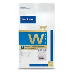 Virbac HPM Cat Weight Loss & Diabetes veterinarinis maistas katėms 3 kg parduotuvėje pethappy.lt