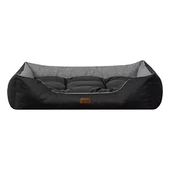 Šunų ir kačių guolis Doggy PUFFY, tvirtas, L dydis 84x65 cm, sofa, lova, voljeras spanieliui — 3 nuotrauka