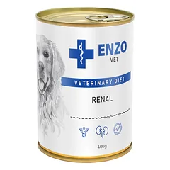 ENZO VET „Renal“ dieta šunims, sergantiems inkstų ligomis, su jautiena, 400 g