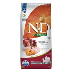 N&D Pumpkin Chicken & Pomegranate Adult Medium & Maxi 12 kg