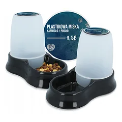 Automatinė girdykla ir šėrykla katėms bei šunims, 1,5 l