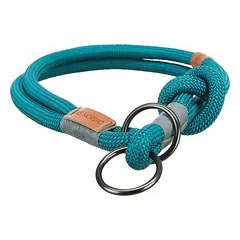 Trixie Dog Be Nordic Semi-Choke Collar XS-S 30 cm / Ø 6 mm Petrol/Light Grey