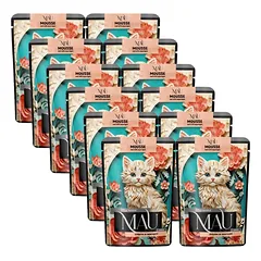 Mau Mus veršiena su šparagais – junior 12x85 g