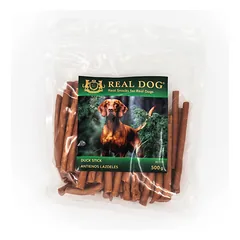 Real Dog skanėstai šunims, antienos lazdelės, 500 g