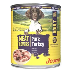 Josera Meat Lovers Pure Turkey konservuotas pašaras šunims su kalakutiena