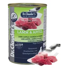 DR. CLAUDER'S Lamb&apple konservai šunims su ėriena ir obuoliais, 800 g parduotuvėje vetprekes.lt