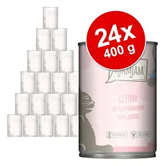MjAMjAM Kitten drėgnas maistas kačiukams, ekonominė pakuotė 24 x 400 g