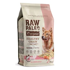VETEXPERT RAW PALEO Heathy Grain Adult Salmon 2 kg suaugusiems šunims