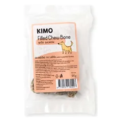 Kimo filled Chew Bone with Salmon – kaulas šunims su lašiša, 120g (2vnt.)