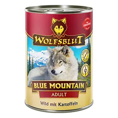WOLFSBLUT Blue Mountain Adult konservai suaugusiems šunims su žvėriena ir daržovėmis, 395 g