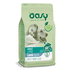Oasy Adult Large Breed Lamb sausas maistas su ėriena didelių veislių šunims - Pet24