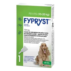 Fypryst Fipronil 134mg - lašai nuo blusų ir erkių šunims, sveriantiems nuo 10 iki, 20kg — 2 nuotrauka