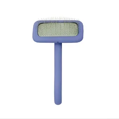 Tauro Pro Line profesionalus medinis šepetys gyvūnų kailiui, violetinis, L — 2 nuotrauka