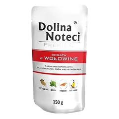 Dolina Noteci PREMIUM su daug jautienos 150g    