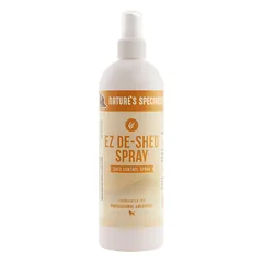 Nature's Specialties EZ De-Shed Spray - purškiklis, palengvinantis pavilnio pašalinimą, šunims ir katėms, 473ml — 2 nuotrauka