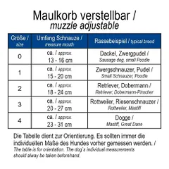 Nobby juodas antsnukis šunims, 13–16 cm — 2 nuotrauka