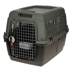 Kerbl Transportbox, anthrazit/graugrün, Mittel 11-25 kg — 2 nuotrauka