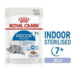 Royal Canin Indoor Sterilized 7+ gabalėliai želėje N12