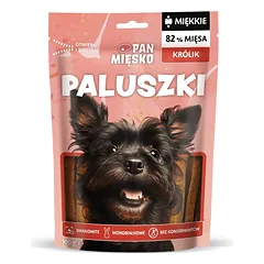 PAN MIŠKO Kirmėlės triušio skanėstas šuniui 100 g